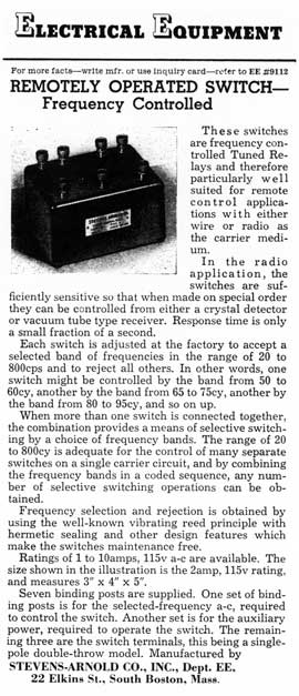 ad for the resonant relay